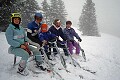 Mikki, Kevan, Charlie, Jeff, Gail - Lake Louise, 1989