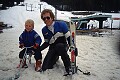 Charlie and Kevan - Lake Louise, 1989