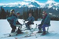 Start of a good day...Alexis, Kevan, Rusty, Ed. Lake Louise, Alberta. April, 2002.