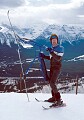 Kevan on top of the world. Lake Louise, Alberta. April, 2002.