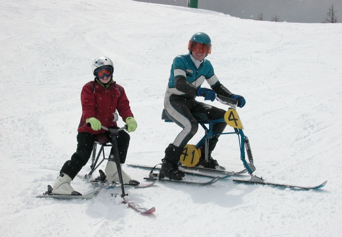 Kevan and Alexis. Lake Louise, Alberta. April, 2003.