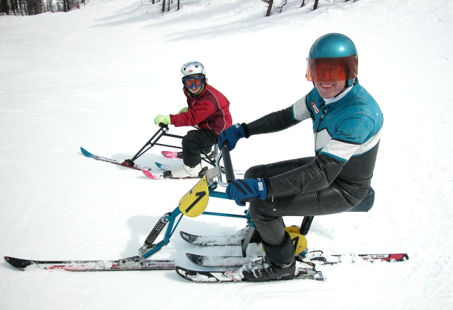 Kevan and Alexis. Lake Louise, Alberta. April, 2003.