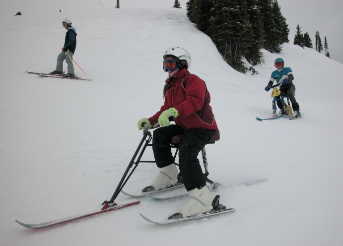 Kevan and Alexis. Sunshine, Alberta. May, 2003.